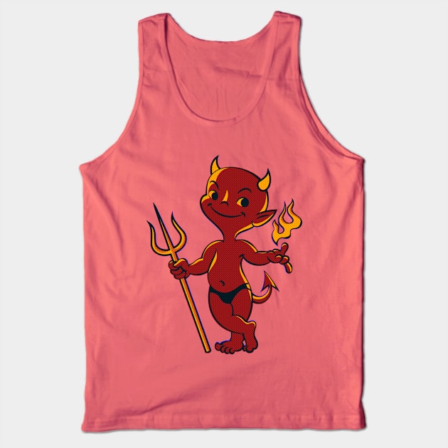 Lowbrow Impish Little Devil Tank Top by OldSalt